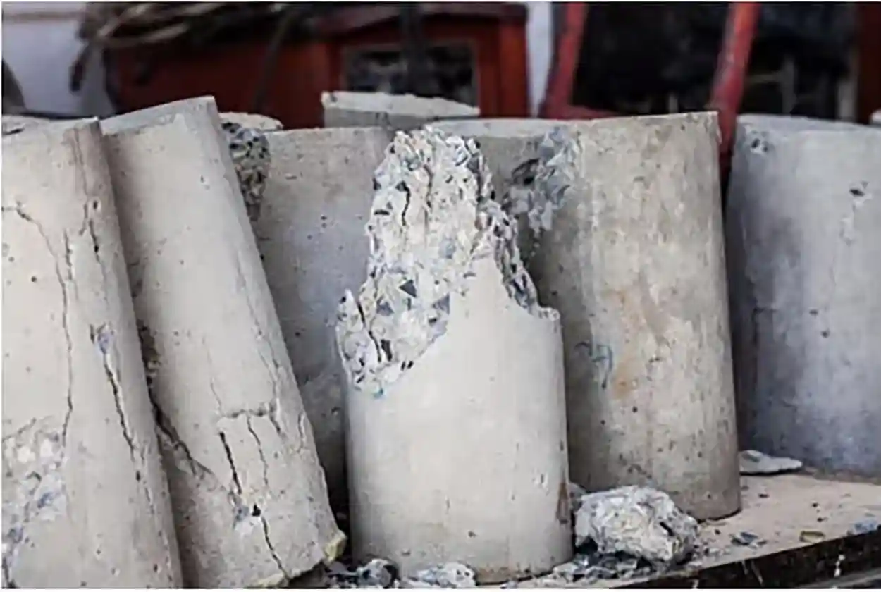 concreate compression/break testing for experrt witness testimony