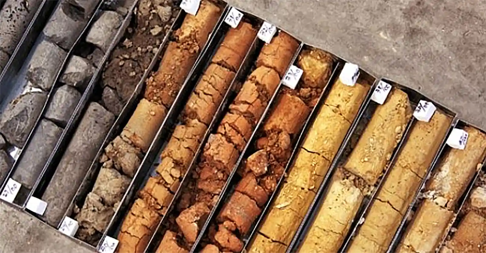 Soil Samples at different depths and locations